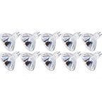 

Sterl Lighting - Pack of 10 MR11 With UV Glass Cover Halogen Light Bulb 20 Watt 12 V G4 Base 2700K 260 Lumens 2000 Hours