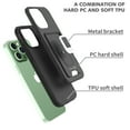 thumbnail image 5 of CoverON For Apple iPhone 14 Pro Phone Case, Credit Card slot Ring KickStand Rugged Cover Magnetic holder, Black, 5 of 9
