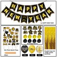 thumbnail image 2 of Set de decoración para fiestas, 68 piezas, feliz año nuevo 2026, negro/dorado, 2 of 2