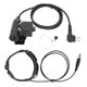thumbnail image 4 of Auriculares con Micrófono de Garganta Micrófono Telescópico con Vibración de Garganta de 71 Mm U94 PTT Reducción de Ruido Auriculares Walkie Talkie Ajustables para GP88, 4 of 8