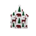 thumbnail image 1 of Cubiertas de la Silla de Navidad Cubierta de Respaldo Corto Decorativo 65x50cm, Poliéster de la Serie Santa Claus para el Comedor Cubiertas de la Silla Del Banquete Del Hotel para el Comedor Conjunto, 1 of 3