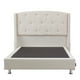 thumbnail image 2 of Box Base Cama Queen Size + Cabecera Zefyr Beige Dicasa  Zefyr Dolum, 2 of 8
