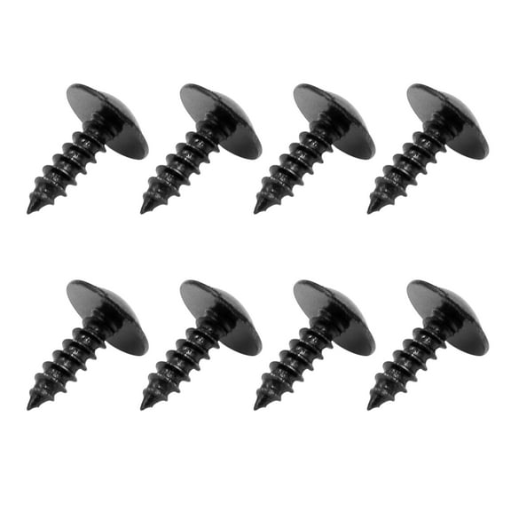 8pcs 5 x 19.2mm Stainless Steel Screw for Car Bumper License Plate