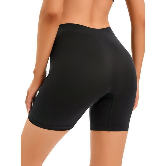 YouLoveIt Women's Shapewear High-Waist Thigh Slimmer Panty Thigh Slimmer Panty Seamless Mid-Thigh Body Shaper Bodysuit Smoothing Shapewear Slip Short Long Leg-Plus Size