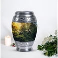 thumbnail image 4 of Cremation Sunset Blaze City, Cremation Urn, Large Urns For Human Ashes Adult Male, Memorial Urn Mom And Dad Funeral Urn For Human Ashes Adult, Decorative Urns For Mom Ashes, Memorial Urns 10 Inch, 4 of 5