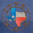 thumbnail image 3 of CafePress - Texas Wrought Iron Barn Art Women's Deluxe T Shirt - Womens Tri-blend T-Shirt, 3 of 4