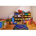thumbnail image 2 of Tapis rectangle amusant pour enfant Bip Bip multicolore nylon, 2 of 2