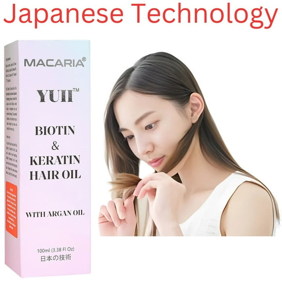 YUII Biotin & Keratin Hair oil Growth For Women | biotin hair growth | biotin hair oil|biotin oil for hair growth |super blend biotin oil | biotin oil for hair thanks