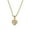 Gold, variant on Heart Necklaces for Women Dainty Delicate Pendant Stainless Steel Cubic Zirconia Sweater Chain Personalized Jewelry Black 2