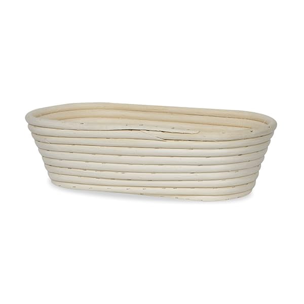 12 Pack 12" Wide Oblong Banneton Proofing Baskets – Premium Artisan Rattan Bread Proofing Basket Set for Sourdough, Baguettes & Dough Rising – Bulk Supply for Home & Bakery