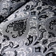 thumbnail image 2 of Furniture of America Mos Chenille Upholstered Tufted Sofa in Black and Gray, 2 of 8