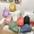 thumbnail image 2 of Mochila preppy de gran capacidad, mochila de regreso a la escuela universitaria, mochila de viaje informal y mochila para estudiantes, 2 of 4