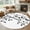 Black, variant on Entryway Rug 2x3 Ft, Black Botanical Non Slip Small Area Rugs for Front Door, Watercolor Summer Botanical Washable Low Pile Accent Carpet Doormat for Indoor Entrance Kitchen Bathroom Doorway