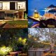 thumbnail image 4 of Luz de noche LED con energía solar, luz de noche con efecto de llama, decoración de linterna colgante para jardín, dormitorio, paisaje, cubierta, fiesta de Navidad para acampar (2p) Feliz Sencillez, 4 of 4