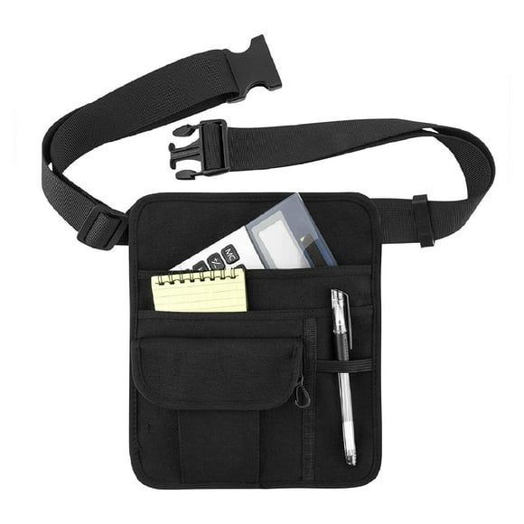 Multifunctional Restaurant Waiter Waist My Pouch with Adjustable Belt Holder Server Waitress Apron Bag Pencil Holder for Discos KTV