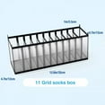 thumbnail image 3 of Xinhuaya Bra Storage Boxes Folding Underwear Clothes Divider Closet Organizer Ties Socks Shorts Organizer, 3 of 7
