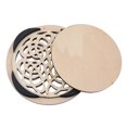 thumbnail image 4 of WRITWAA Guitar Hole Cover Acoustic Beige Wood Material Feedback Control Accessory, 4 of 4