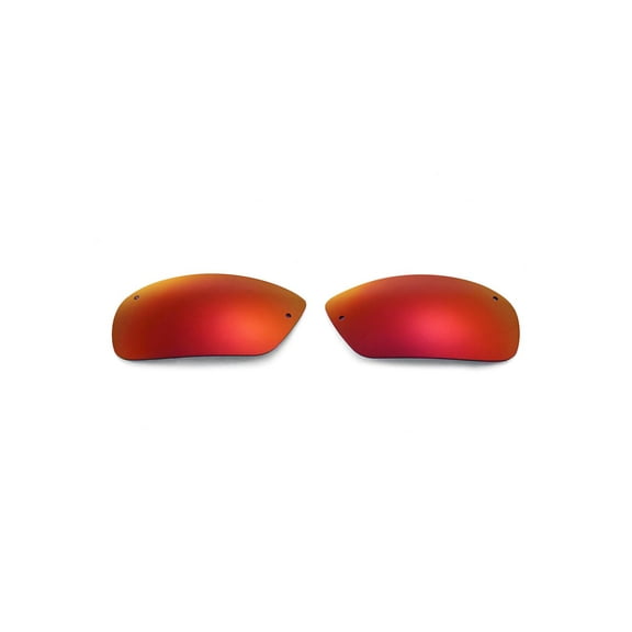 Walleva Fire Red Non-Polarized Replacement Lenses for Ray-Ban RB3183 63mm Sunglasses