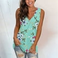 thumbnail image 2 of Blusa sin mangas con cuello en V y estampado informal a la moda para mujer Pompotops  lopia998388, 2 of 5