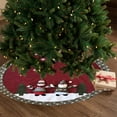 thumbnail image 6 of Christmas Tree Skirt - Cartoon Tree Collar Tree Mat Decor 35 Inch of Festive Fun for Your Christmas Xmas New Year Festive Winter Holiday Party Decorations, 6 of 6