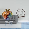 thumbnail image 2 of Escultura De Grafiti Nórdico Con Soporte De Exhibición De Madera, Adorno Artístico Coleccionable único Para El Hogar, Bar, Mesa, Oficina, Decoración Y Almacenamiento De Regalos., 2 of 8