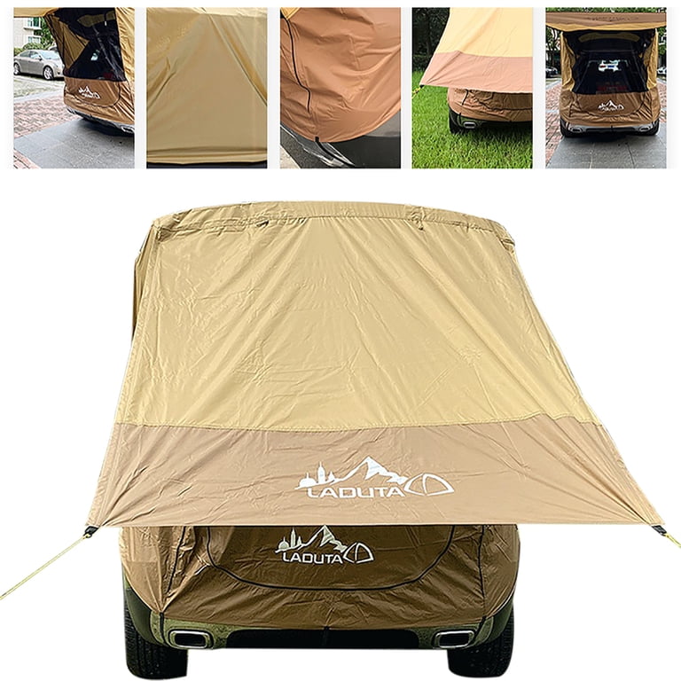 Tente De Coffre De Voiture - Auvent Pare-soleil Avec Moustiquaire Pour Camping SUV