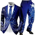 thumbnail image 4 of Stylish Print For Festive Occasions Perfect For Holiday Parties Unique Design Comfortable Fit Ideal Choice For Highlighting Festive Men'S Suits, 4 of 4