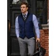 thumbnail image 2 of COOFANDY Men's Suit Vest Slim Fit Formal Business Dress Vest Casual Wedding Waistcoat, 2 of 6