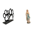 thumbnail image 1 of Servilletero de hierro,Soporte para servilletas con forma de pata,color negro,Estatua de Lutero,Colección religiosa de estatuas de la Virgen María,Figura de resina y la Dama de Lutero, 1 of 8