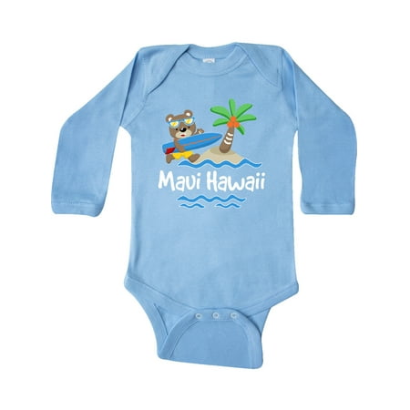 

Inktastic Maui Hawaii Cute Vacation Gift Baby Boy or Baby Girl Long Sleeve Bodysuit