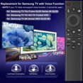 thumbnail image 2 of Nuevo control remoto de reemplazo con voz para TV Samsung, control remoto para todas las TVs Samsung curvas, Frame, UHD, QLED, LED, 4K, 8K y Smart TV, con función de voz, 2 of 9