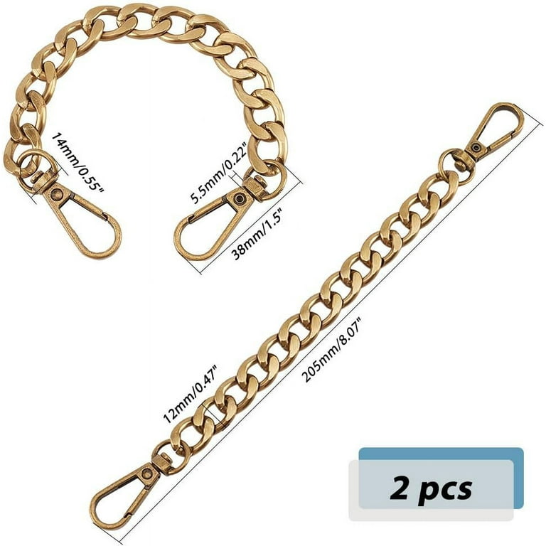 CooBigo Purse Extender Chain 7.9 Inches Bag Chain Extender