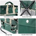 thumbnail image 3 of Taburete de herramientas de jardín, taburete de herramientas de jardín plegable con bolsa de almacenamiento desmontable, regalos de jardín para mujeres, padres, jardineros, 40*30*34cm. Afortunado Sencillez, 3 of 5