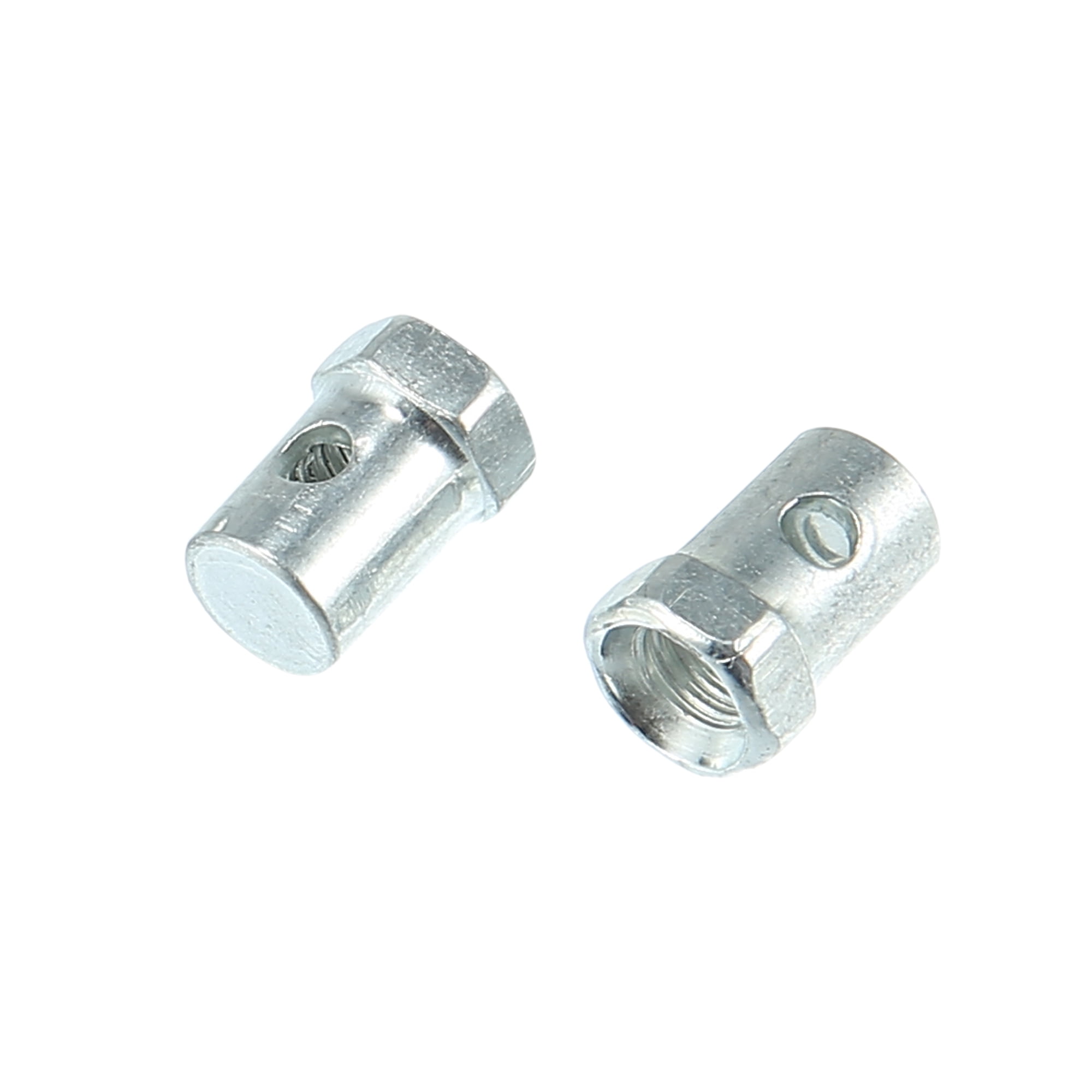 Unique Bargains 50Pcs 5mm Thread Dia Brake Cable Wire Solderless Nipple Screw