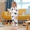 thumbnail image 5 of Handdrawn Dog Pattern Cotton Pajamas 2 Piece Set Sleepwear Soft and Comfortable Homewear Nightwear, 5 of 7