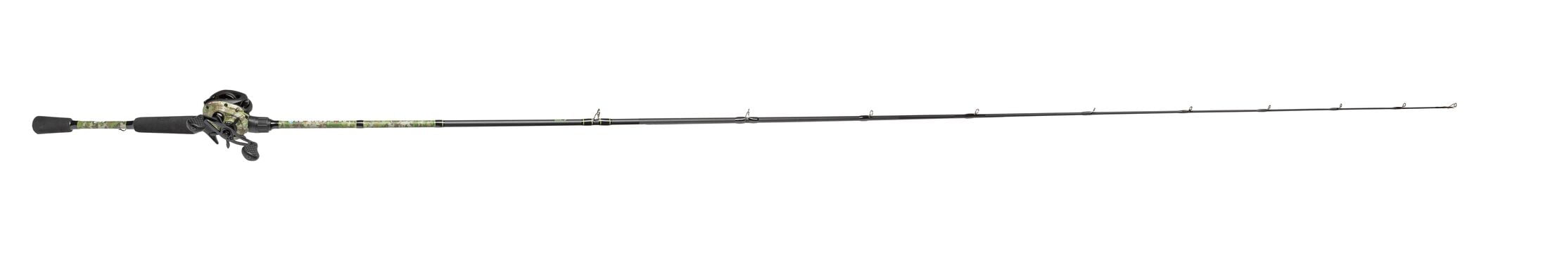 Lew's American Hero Camo Baitcast Reel and Fishing Rod Combo, 7-Foot Rod, Medium-Heavy Power Fast Action, Right-Hand Retrieve, Camo/Black