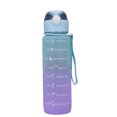 thumbnail image 3 of Botella de agua Botella de bebida motivacional de 3 piezas con pajita portátil para acampar caminar correr JShteea El nuevo, 3 of 9
