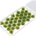thumbnail image 1 of TISHITA 32 Pcs de Fleurs Miniatures en Grappe pour Kits de Construction de Modèles, Vert Sable, 1 of 8