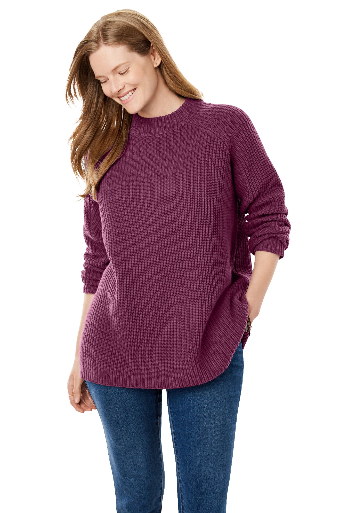 womens shaker knit sweaters