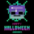 thumbnail image 2 of Mens Minecraft Happy Skeleton Enchanted Helmet T Shirt, 2 of 5