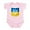 Petal Pink, variant on CafePress - Bendera Ukraina Body Suit - Baby Light Bodysuit, Size Newborn - 24 Months