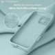 thumbnail image 5 of Funda de Silicona Premium, Forro de Microfibra Suave, para iPhone 16 Pro de 6.3 Pulgadas, Menta, 5 of 7