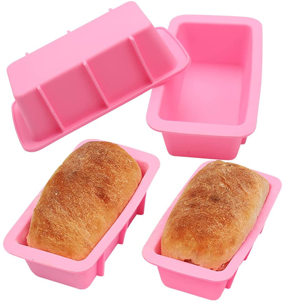 Silicone Bakeware Mould Bread Loaf Pan Bake Bread Cake Mold x 1 Pc 
