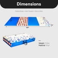 thumbnail image 4 of BalanceFrom 10ft x 4ft x 2in 4-Panel All-Purpose Folding Gymnastics Mat, Stars & Stripes, 4 of 12