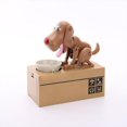 thumbnail image 1 of EIMELI Little Dog Puggy Bank Battery Powered Robotic Coin Munching Toy Money Box Saving Money Coin Bank For Kids, 1 of 2