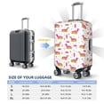 thumbnail image 6 of Haiem Dachshund Dog Puppy Luggage Cover Printed Suitcase Covers for Luggage Elastic Washable Suitcase Protector Fits 18-32 Inch Luggage-X-Large, 6 of 9