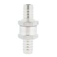 thumbnail image 3 of LOVIVER 12mm/0.47inch Fuel Non Return Way Check Valve Petrol Aluminium High Quality, 3 of 7