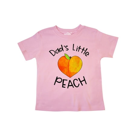 

Inktastic Dad s Little Peach Cute Peach Heart Gift Toddler Boy or Toddler Girl T-Shirt