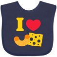 thumbnail image 3 of Inktastic I Heart Mac and Cheese Boys or Girls Baby Bib, 3 of 4