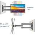 thumbnail image 2 of Soporte de pared Sailing para televisores giratorios 13 a 30 pulgadas VESA 100x100 75x75 mm, 2 of 5